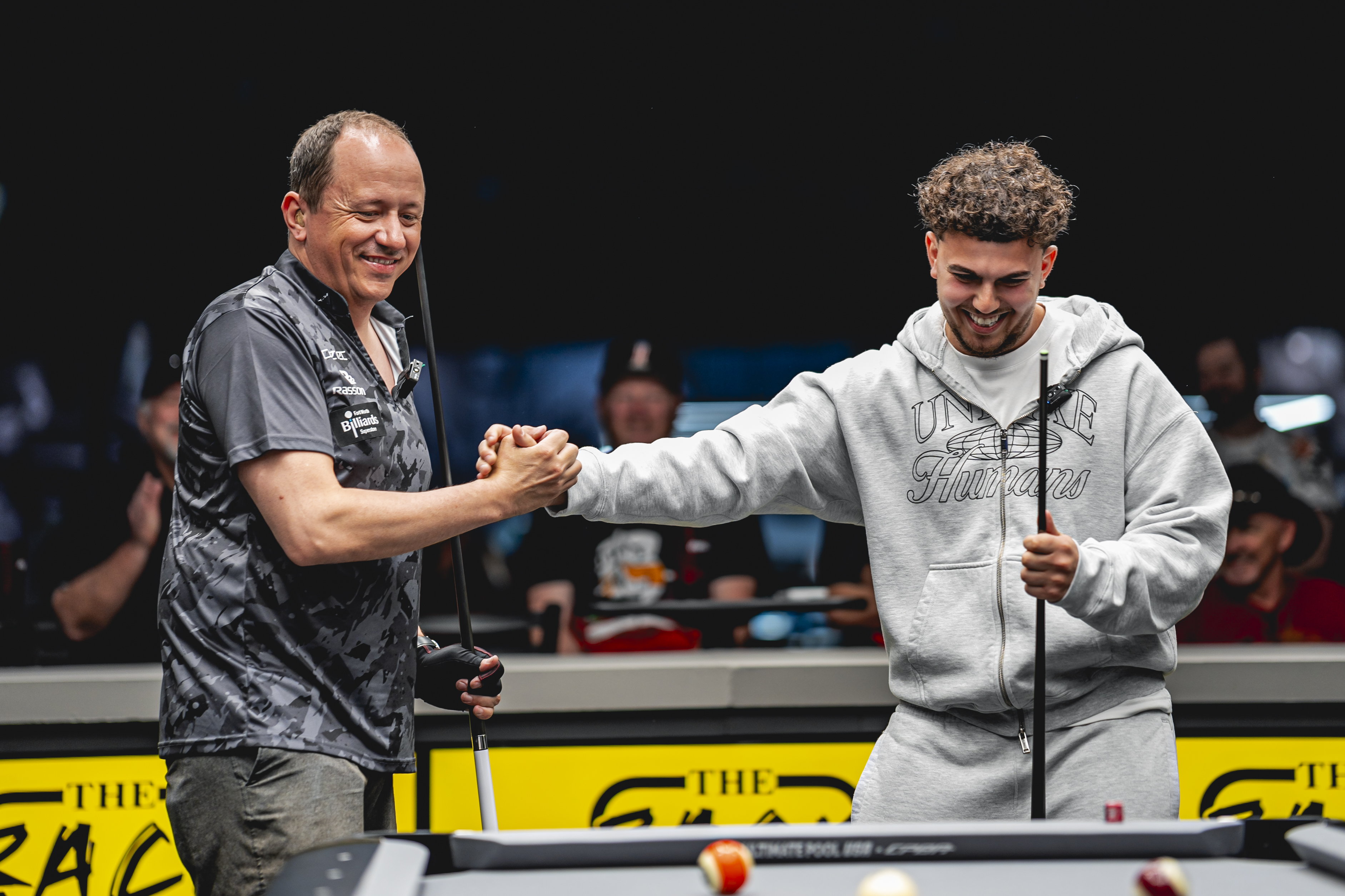 Ayd shaking hands with a pro player