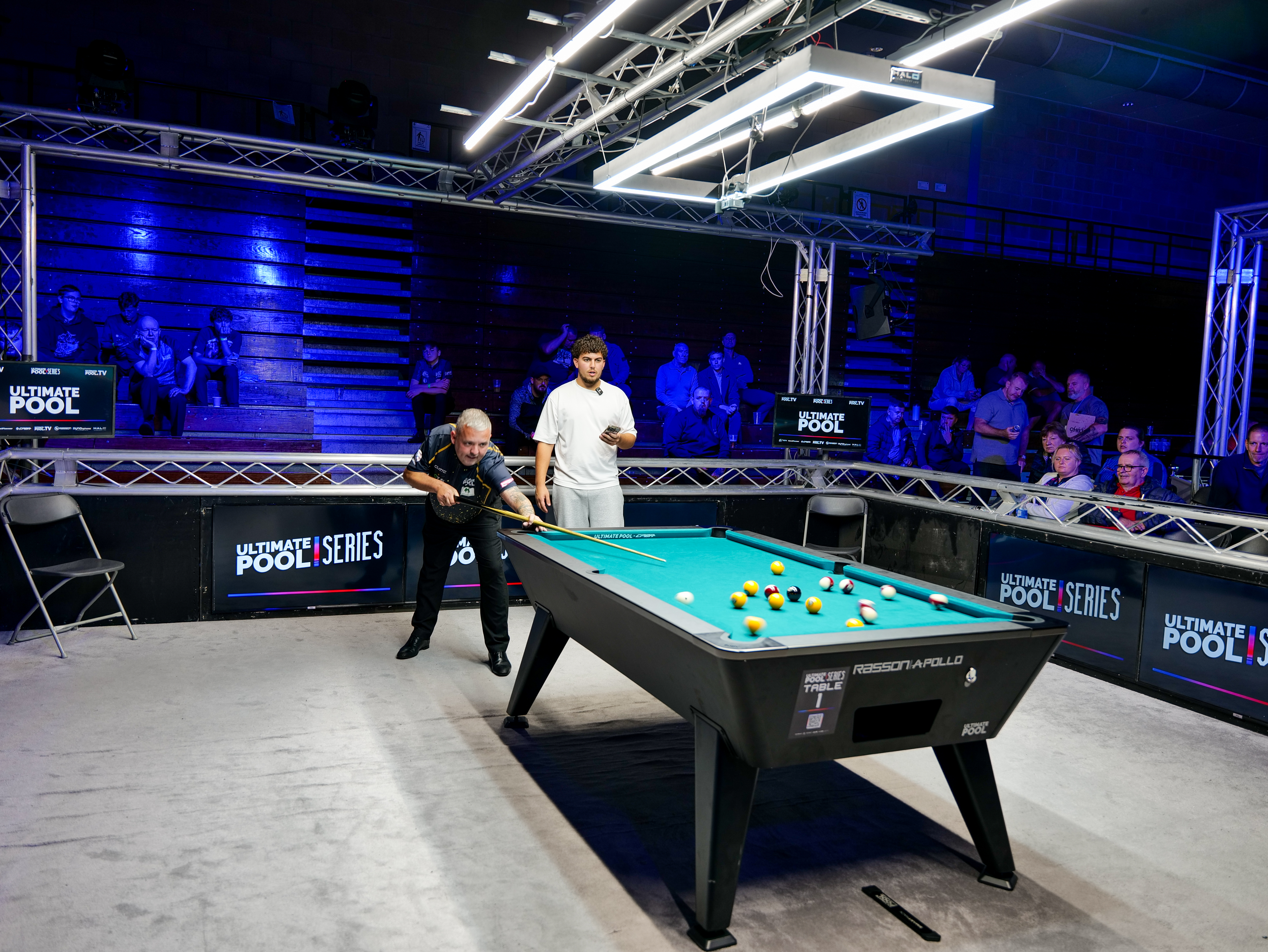 Ayd at the Ultimate Pool Series arena